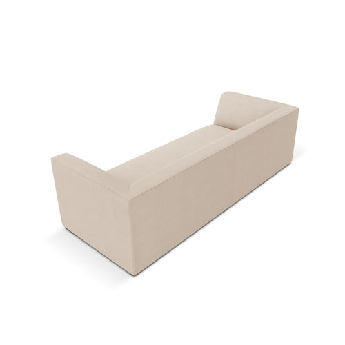 Cosmopolitan Design - Bank Siena 3-zits, structurele stof beige - 92x232x69cm
