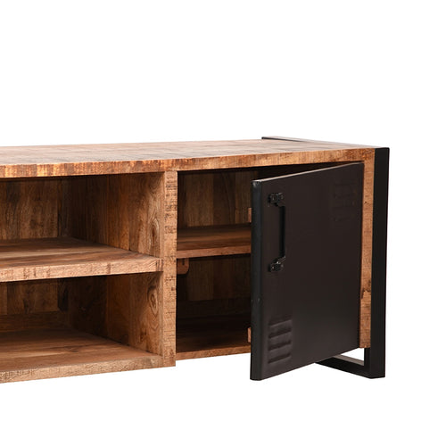 LABEL51 Tv-meubel Brussels - Naturel Mangohout - 160x45x50cm