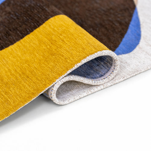 Ecorugs vloerkleed Sunny Blue - blauw - 100x140cm