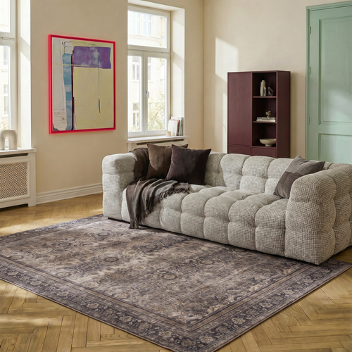 Mrcarpet Vintage Vloerkleed Bruin/Beige Cruz 160x230cm