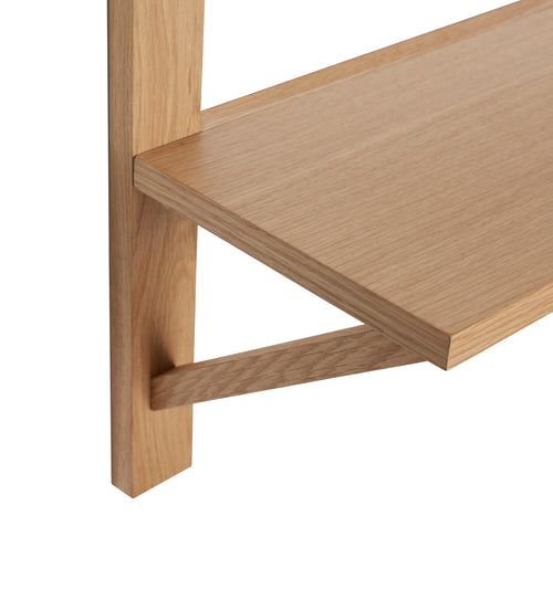Hübsch plank Triarch - mdf/eikenfineer/eikenhout - 70x24xh100cm