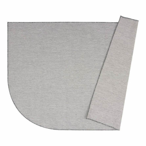 Buitenkleed Ronde hoek - Mono - Grijs/Wit - Dubbelzijdig - EVA Interior - 240 x 340 cm - vtwonen shop