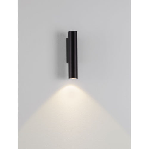 Nova Luce TORRIN Buitenwandlamp met neerwaartse verlaging, donker antraciet, LED 3W 230lm IP65 2700K