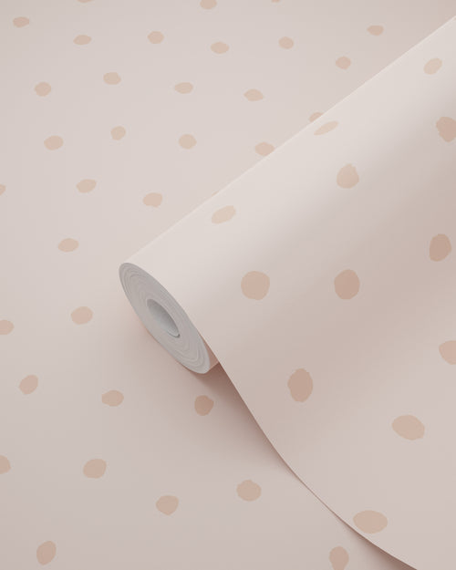 ESTAhome behang stippen roze - 53 cm x 10.05 m - 139723 - vtwonen shop