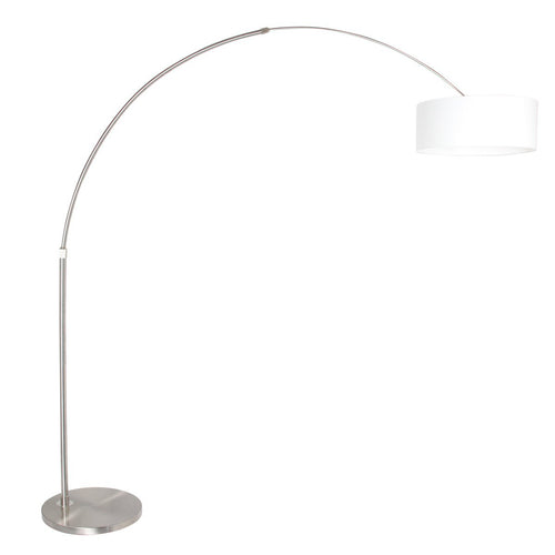 Steinhauer vloerlamp Sparkled - 1 lichts - 190x 230 cm - mat chroom wit - vtwonen shop