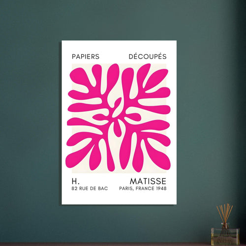 Artfulprints  Matisse - Deep ocean pink   poster 30x40 cm - vtwonen shop