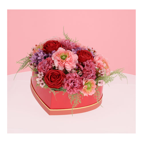 Maxifleur Bloemenhart Cadeaubox Veronique Lissabon