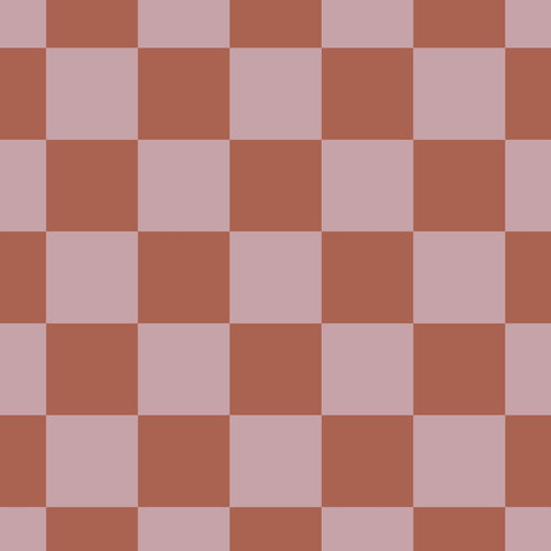 ESTAhome behang geblokt motief terracotta en oudroze - 50 x 900 cm - 131419 - vtwonen shop