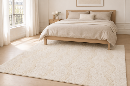 AFK Living vloerkleed Pemberley - reliëfeffect - beige - 160 x 230 cm