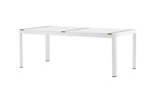 Rebellenclub Rechthoekige Tuintafel Ferna - 200 x 100cm - Wit - vtwonen shop
