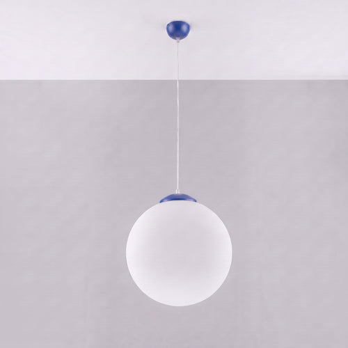 Sollux Lighting Hanglamp UGO 40 ultramarijn - 40x40x130cm