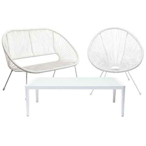 Kare Design Tuinmeubilair Acapulco Tiki wit - vtwonen shop