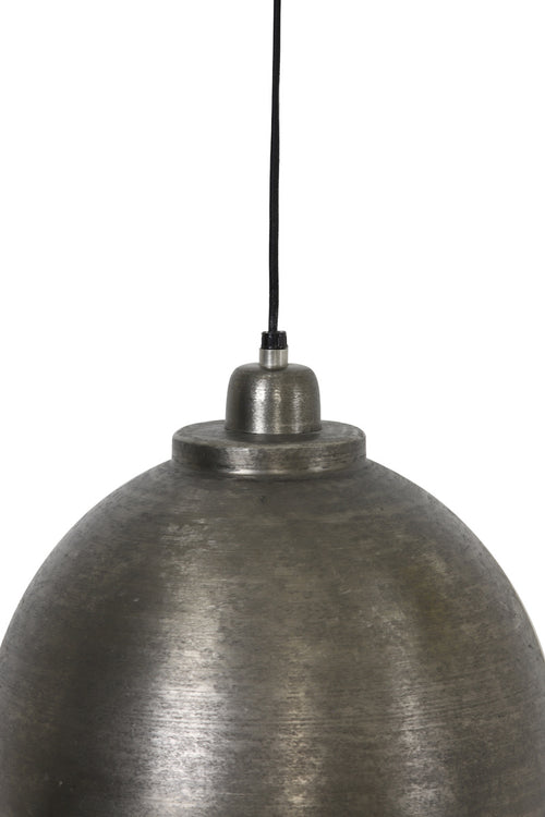 Light & Living hanglamp  - zilver - 30x30x26 cm