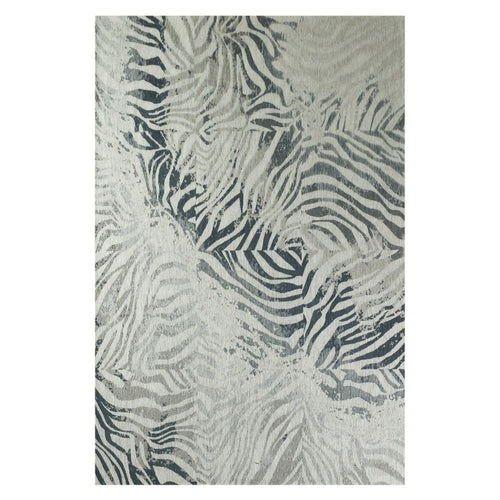 Lola&Moi vloerkleed Kenian Sky - blauw -140x200cm - vtwonen shop