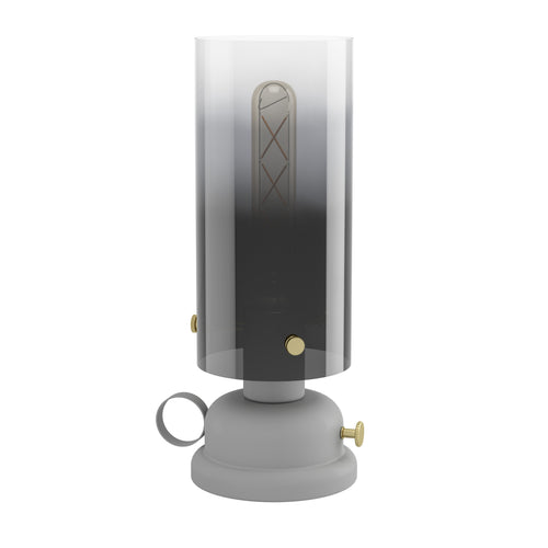 EGLO tafellamp Gargrave - e27 - 31,5 cm - zwart/grijs/goud - glas - vtwonen shop