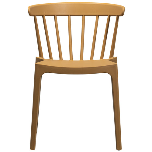 WOOOD tuinstoel Bliss - Bamboo Fiber -  Caramel Melange - Set van 2