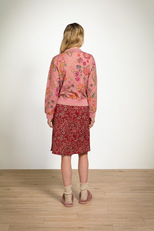 Pip Studio - Nicos Vest met Rits Dames - Coco Flower - Koraal - XL - vtwonen shop