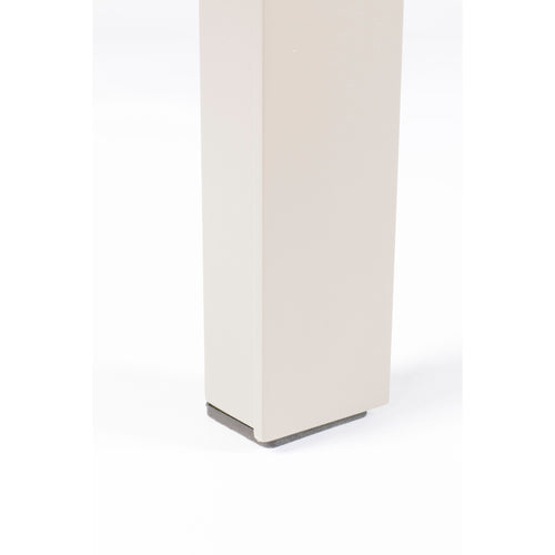 Zuiver Vondel Tuintafel 168,5x87 cm Clay Aluminium Wit - vtwonen shop