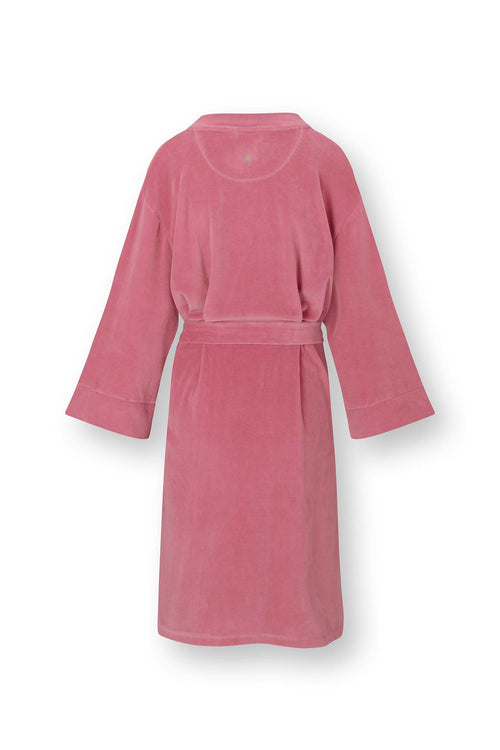 Pip Studio - Naomi Kimono Dames - Velvet - Roze - XXL
