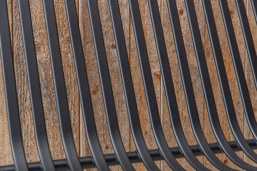 Rebellenclub Tuinbank Electra - 130 x 64 cm - Zwart - vtwonen shop