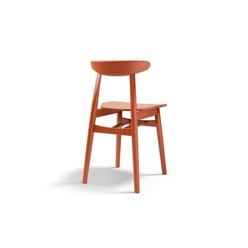 Set van 2 stoelen Elie hout flamingo - 42x47x80cm