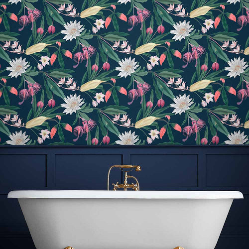 Graham & Brown Vliesbehang - Paradise Blauw