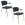 Housecraft Living Jolien Eetkamerstoelen armleuning Goud/Lichtgroen - Set van 2