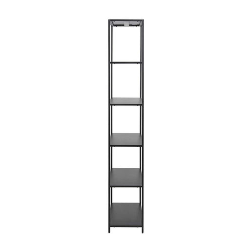 Lisomme Roy metalen open kast zwart - 69 x 185 cm - vtwonen shop