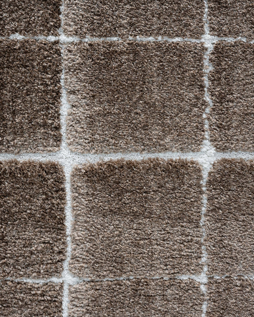 vtwonen vloerkleed Blocks - Warm Brown - 133x195 cm - vtwonen shop