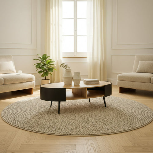 Calicosy - EKLO Salontafel - Licht hout - 120x60x39 cm
