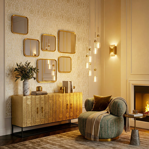 Kare Design Hanglamp Candy Bar Ø44cm goud