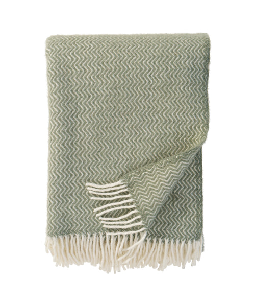 Klippan 100% wollen deken - Sorbet groen - 130x200cm - vtwonen shop