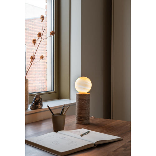 it's about RoMi tafellamp Tivoli - bruin - Ø12cm