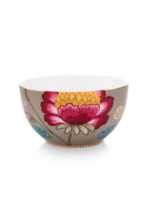 Pip Studio Ontbijt serviesset - Blooming Tales - Khaki