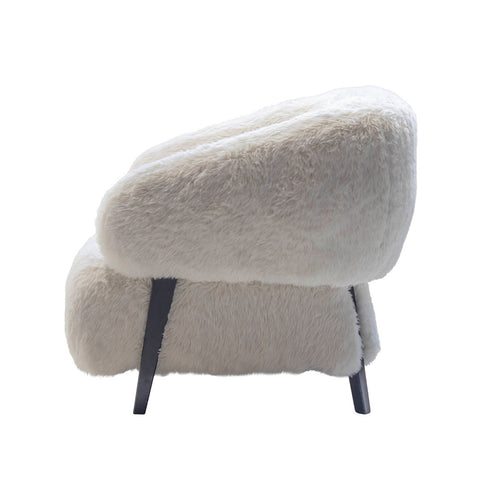 DÉJA Living Fauteuil Espe Fluffy - Beige Stof - 91x86x77cm - vtwonen shop