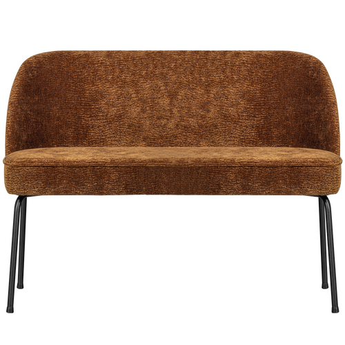 WOOOD eetbank Vogue - 3D Chenille - Middenbruin - 83x120x59 - vtwonen shop