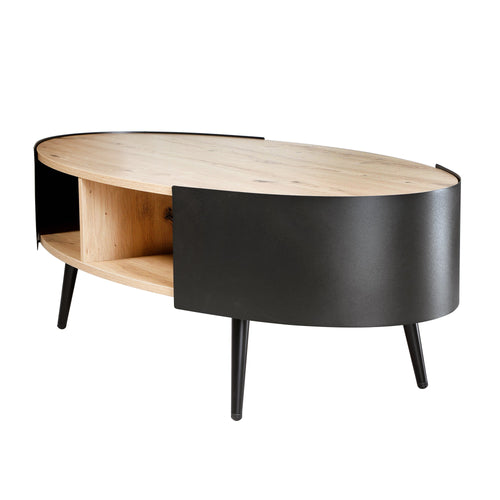 Calicosy - EKLO Salontafel - Licht hout - 120x60x39 cm
