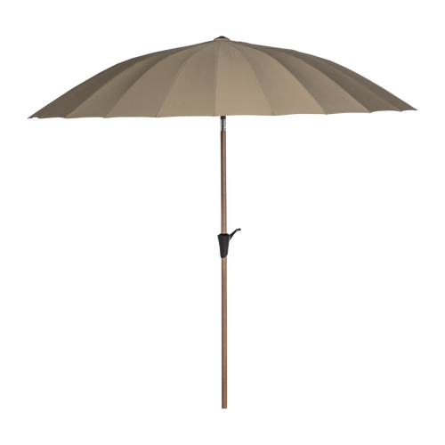 WOOOD parasol Monica - Aluminium - Zand - Ø280CM