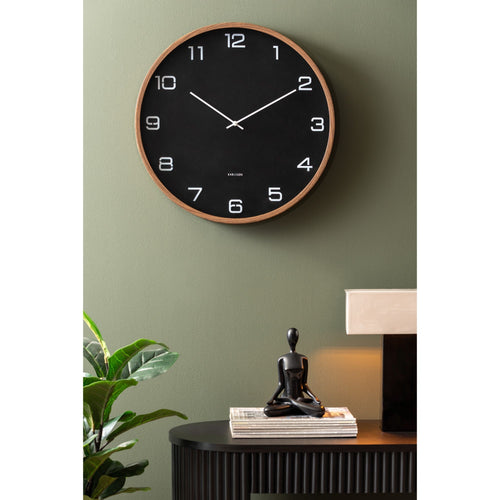 Karlsson wandklok Delicado Large - zwart - Ø50.8cm