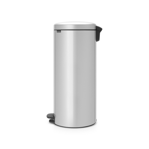 Brabantia NewIcon Pedaalemmer, 30 liter, kunststof binnenemmer - Metallic Grey