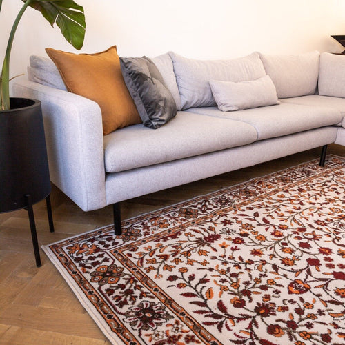 Interieur05 Vintage Vloerkleed Nazly Creme/Oranje - 190 x 280 cm - vtwonen shop