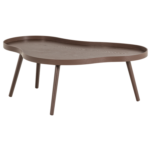 WOOOD bijzettafel organisch langwerpig Mae - Hout - Bruin - 35x100x58