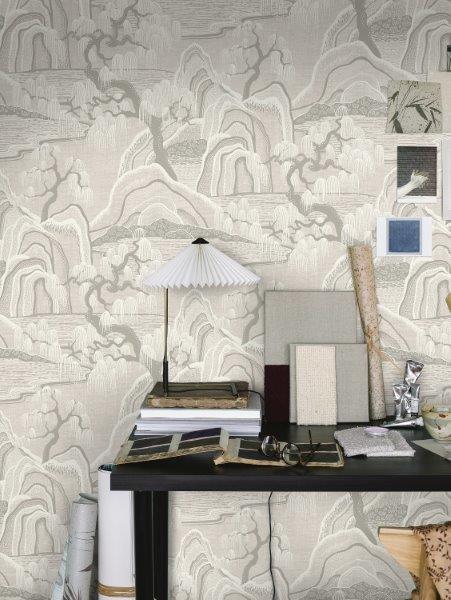 Borastapeter behang bosrijk landschap beige - 53 cm x 10.05 m - 660321 - vtwonen shop