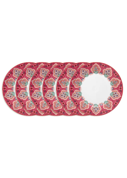 Pip Studio - Flower Festival Borden - Servies set van 6 - 21cm