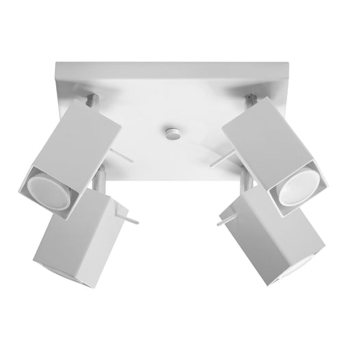 Sollux Lighting Plafondlamp MERIDA 4 wit - 25x25x16cm