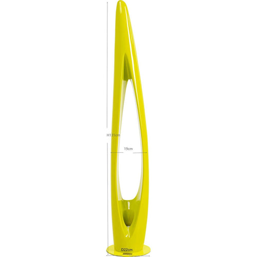 Kare Design Vloerlamp Flow Flame 132cm groen