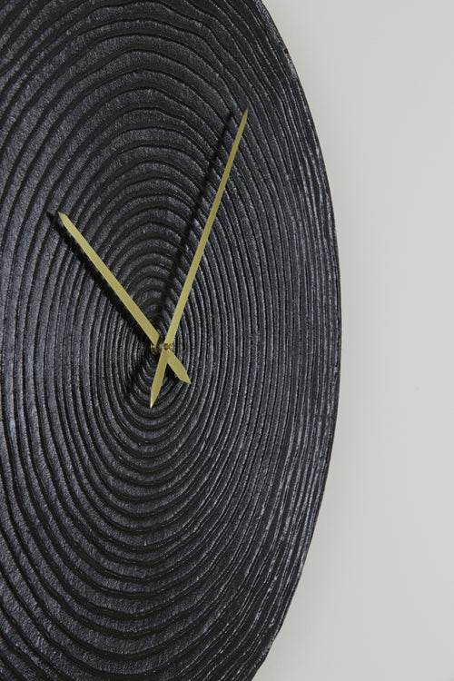 Light & Living klok CERVINO - 58x2x58cm - zwart