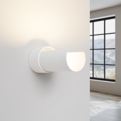 Sollux Lighting Wandlamp FLASH wit - 10x10x21cm