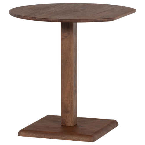 WOOOD bistrotafel eindstuk Feno - Mangohout - Bruin - 76x79x73