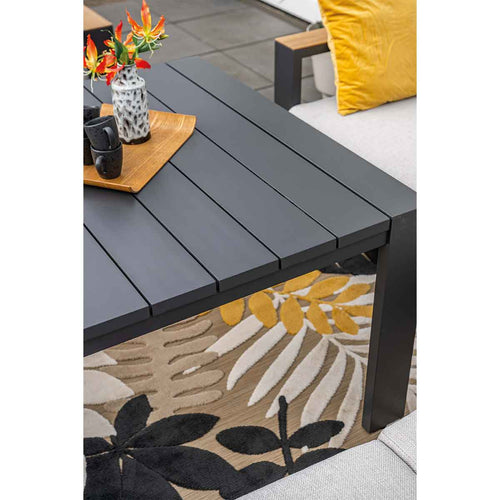 Garden Impressions lounge dining set Malakka valley sand - light teak look - 5-delig - vtwonen shop